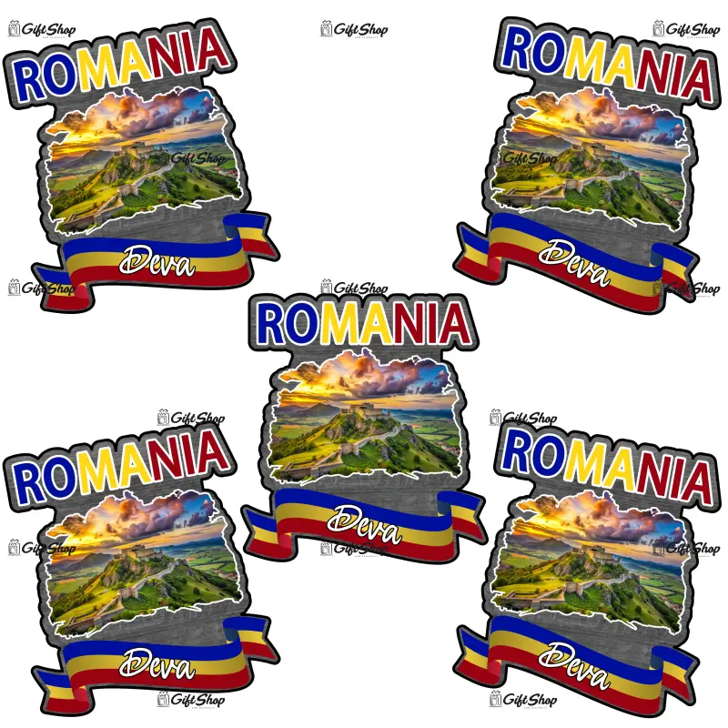 Deva romania, magnet frigider mgs182